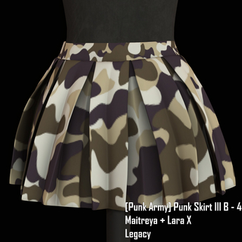 Second Life Marketplace - [Punk Army] Punk Skirt III B - 4 DEMO